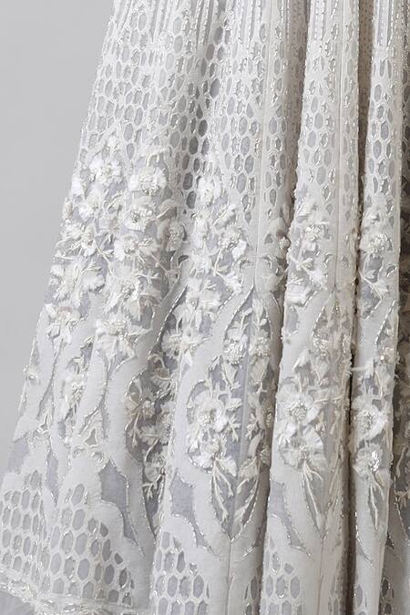 Buy Geisha Designs Off White Nylon, Polyester And Viscose Sequin & Crystals One Shiraz Gown Online at Aza Fashions Buy_Geisha Designs_Off White Nylon, Polyester And Viscose Sequin & Crystals One Shiraz Gown _Online_at_Aza_Fashions