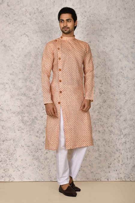 Arihant Rai Sinha Geometric Pattern Kurta Set 