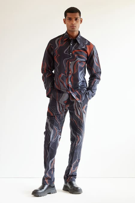 Countrymade Infinity Abstract Print Shirt 