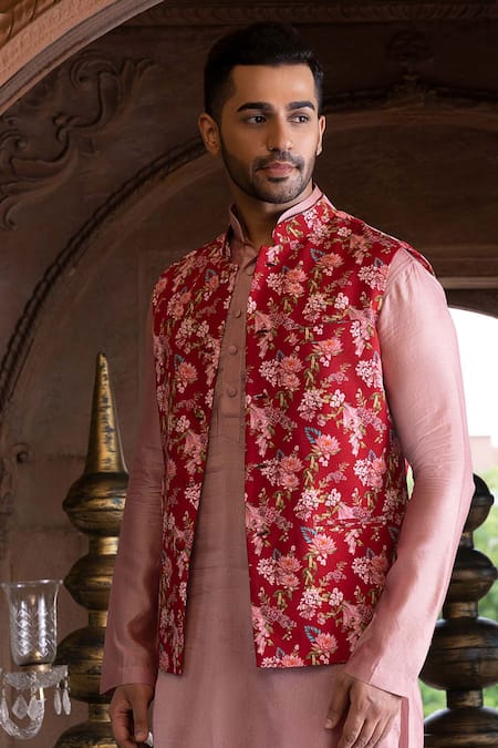 Chhavvi Aggarwal Floral Print Bundi 
