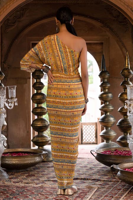 Chhavvi Aggarwal One Shoulder Dress 