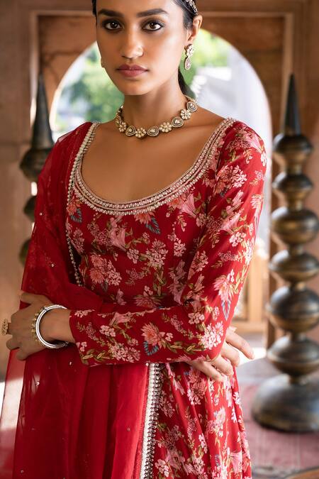 Buy Chhavvi Aggarwal Maroon Crepe And Organza Lining Shantoon Cutdana & Sequin, Kurta Sharara Set Online at Aza Fashions Buy_Chhavvi Aggarwal_Maroon Crepe And Organza Lining Shantoon Cutdana & Sequin, Kurta Sharara Set _Online_at_Aza_Fashions