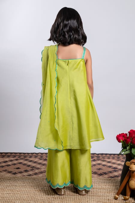 BOTEH Chanderi Silk Kurta Set 