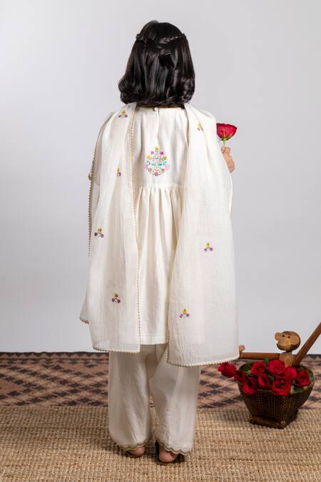 BOTEH Chanderi Silk Anarkali Set 