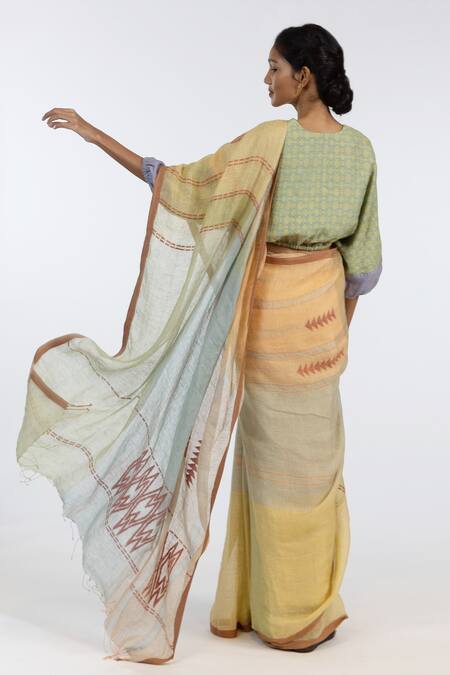 Digital Printed Linen Saree Free Shipping Linen Saree Organic Linen by Linen  Floral Printed Sarees Zari Border Blouse Piece Linen Sari Women - Etsy |  Set saree, Kerala saree, Kerala saree blouse designs