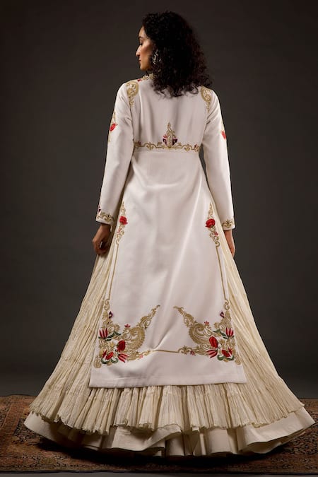 Rohit Bal Floral Embroidered Anarkali Set 
