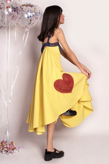 Chillosophy Paula Denim Strappy Dress 