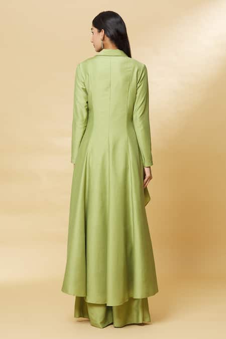 Aakaar Blazer Style Tunic & Palazzo Set 