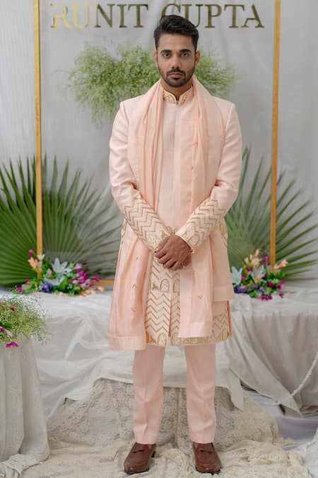 Runit Gupta Zain Embroidered Sherwani Set 