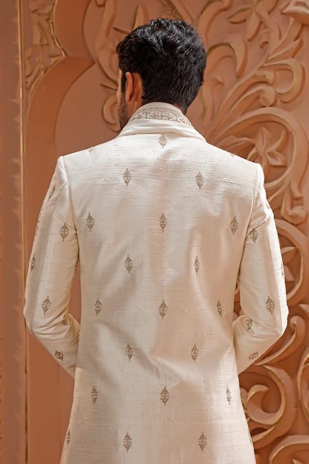 Vanshik Zardozi Work Sherwani Set 