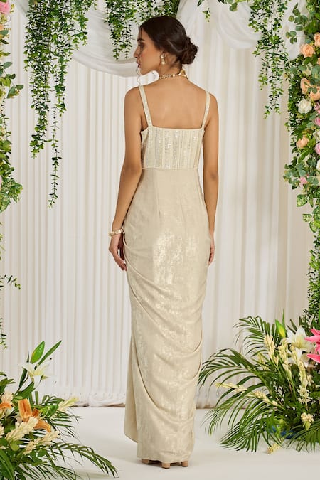 Nidhika Shekhar Goddess Corset Embellished Gown  