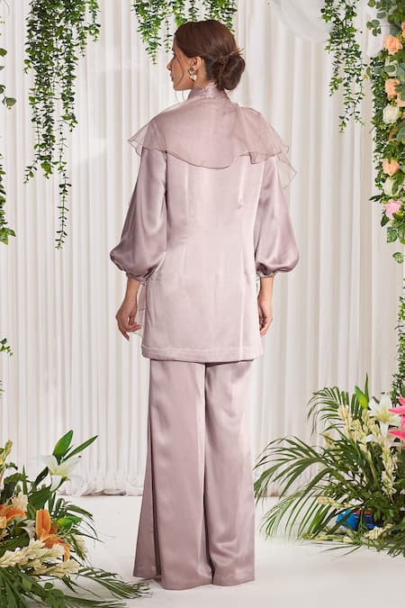 NIDHIKA SHEKHAR Har Tyohar Puff Sleeve Kurta Set 