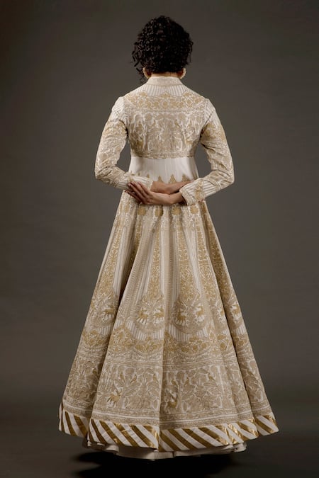 Rohit Bal Zari Embroidered Anarkali Set 