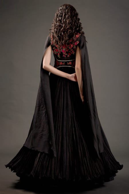 Rohit Bal Floral Embroidered Anarkali Set 