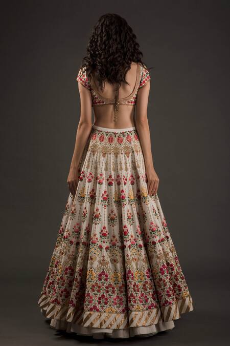 Rohit Bal Resham Embroidered Bridal Lehenga Set 