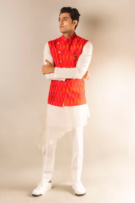 Aashiana Printed Bundi & Kurta Set 