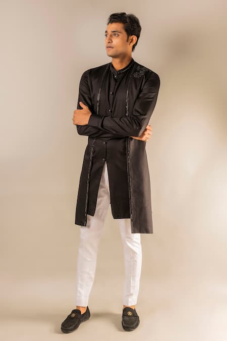 Aashiana Layered Jacket Kurta & Pant Set 