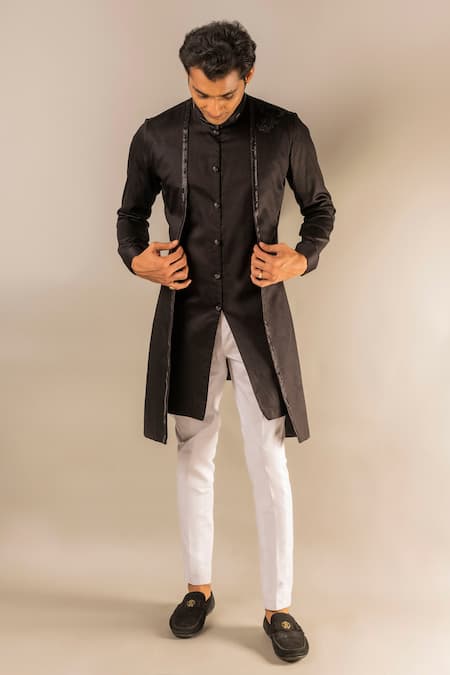 Aashiana Layered Jacket Kurta & Pant Set 