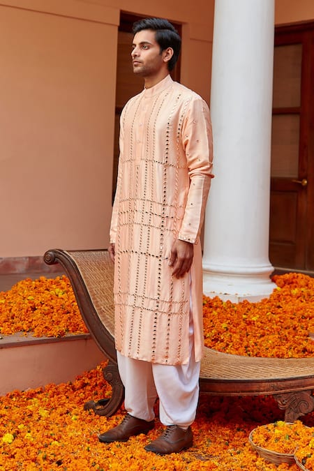 Twenty Nine_White Modal Satin Cowl Draped Dhoti Pant _Online_at_Aza_Fashions