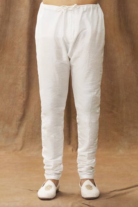 Arihant Rai Sinha_Grey Silk, Cotton Embroidery Floral Pattern Sherwani Set_at_Aza_Fashions