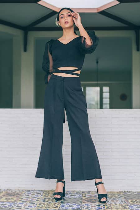 Tara Sutarias checked crop top  trousers set is the cutest summer outfit   VOGUE India