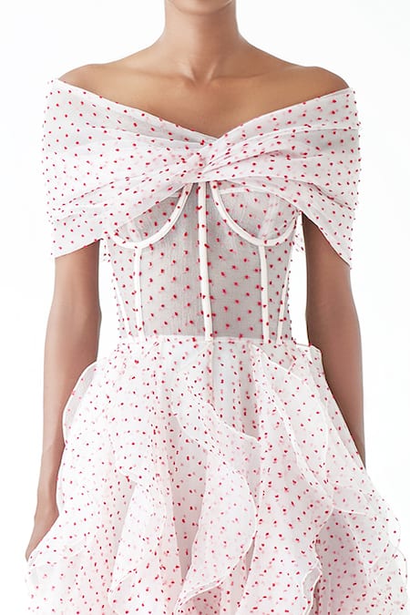 Pink and White Polka Dot Dress – VanLukeDesigns