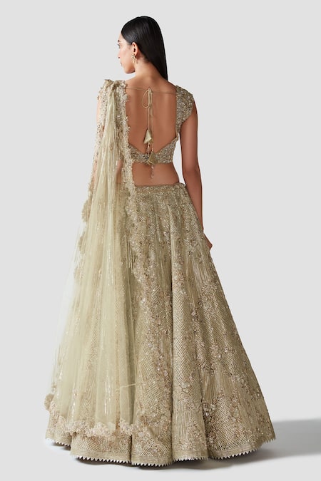 Swati Narula Arwa Embroidered Bridal Lehenga Set 