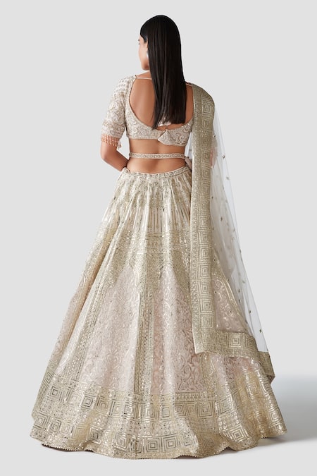 Swati Narula Aziza Embroidered Bridal Lehenga Set 