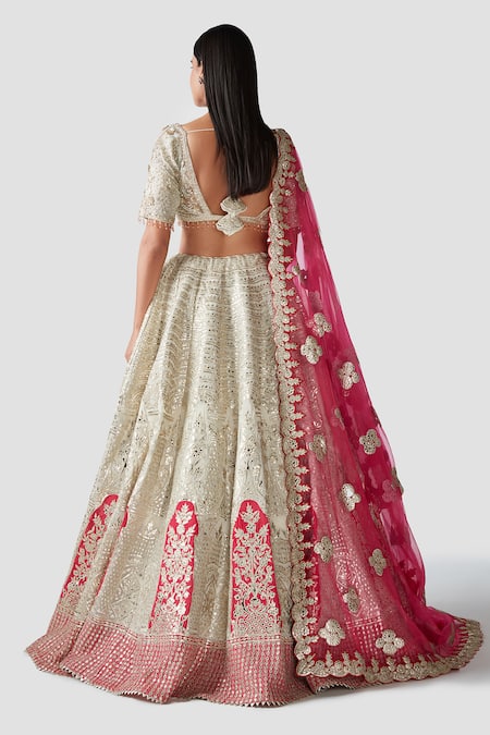 Swati Narula Rabia Embroidered Bridal Lehenga Set 