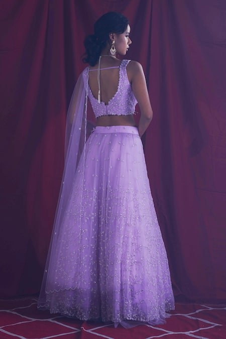 Shloka Sudhakar Embroidered Lehenga Set 