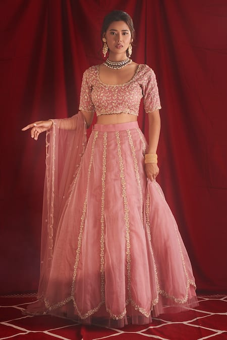 Shloka Sudhakar Embroidered Lehenga Set 