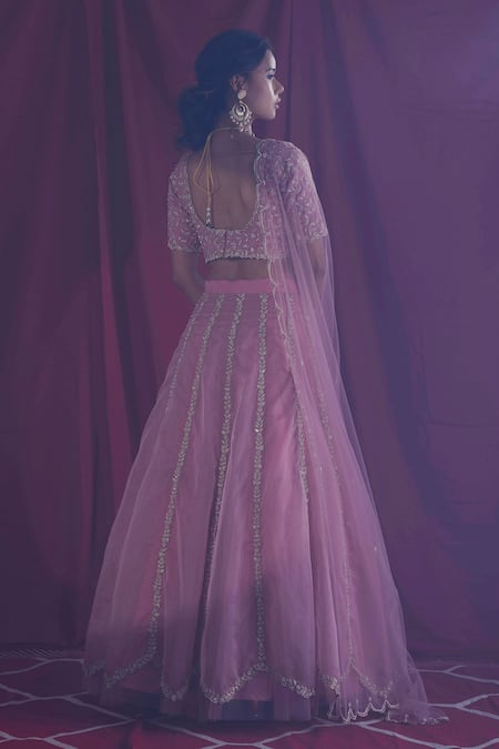 Shloka Sudhakar Embroidered Lehenga Set 