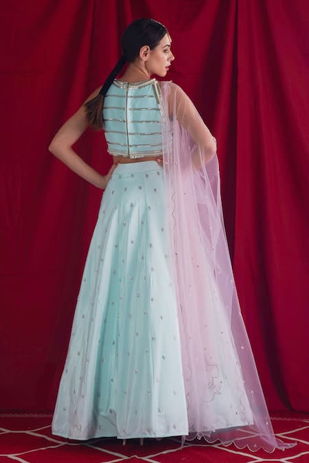 Shloka Sudhakar Cutdana Embroidered Lehenga Set 