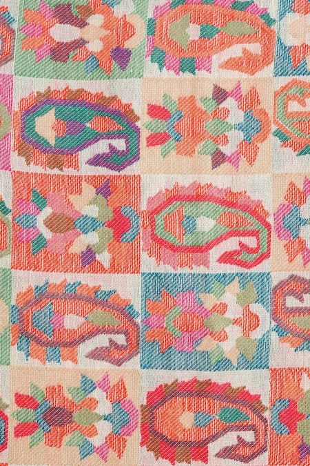 Dusala_Multi Color Kani Woven Shawl _at_Aza_Fashions