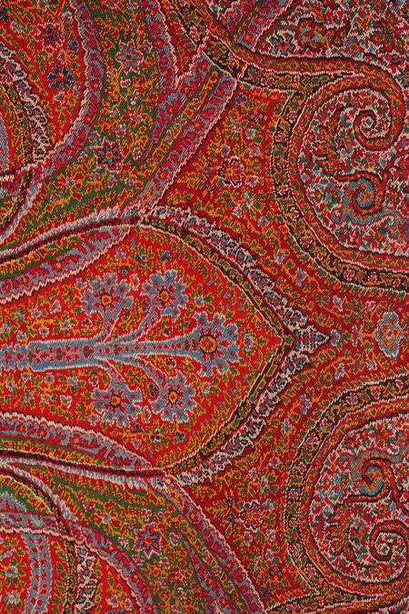 Buy_Dusala_Multi Color Handwoven Pashmina Antique Kashmiri Shawl_Online_at_Aza_Fashions