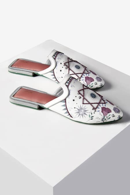 Jade By Monica & Karishma Rahile Vegan Leather Mules 