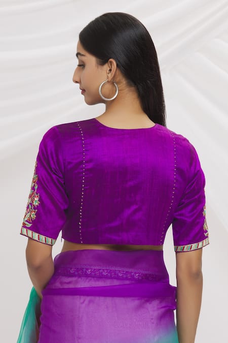 Shimai Jayachandra Sleeve Embroidered Blouse 