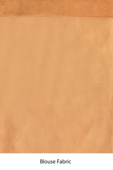 Buy_Adara Khan_Peach Woven Banarasi Kora Silk Saree_Online_at_Aza_Fashions