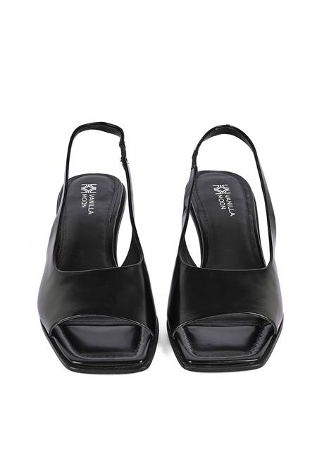 Shop_Vanilla Moon_Black Nelly Angular Wedges_at_Aza_Fashions