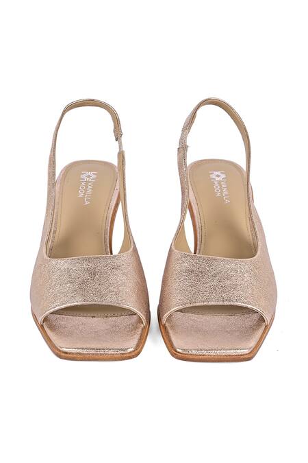 Shop Vanilla Moon Gold Nelly Metallic Angular Wedges at Aza Fashions Shop_Vanilla Moon_Gold Nelly Metallic Angular Wedges_at_Aza_Fashions