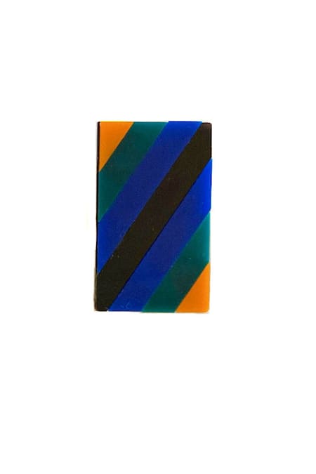 Prachi Gupta_Multi Color Block Stud Earrings _Online_at_Aza_Fashions