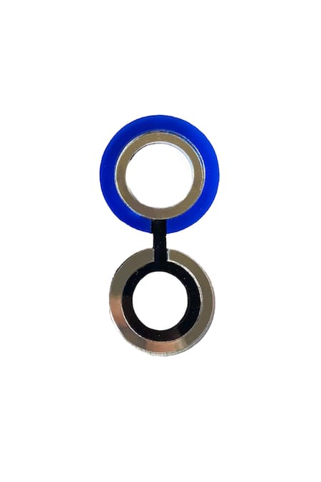 Shop_Prachi Gupta_Multi Color Double O Earrings_Online_at_Aza_Fashions