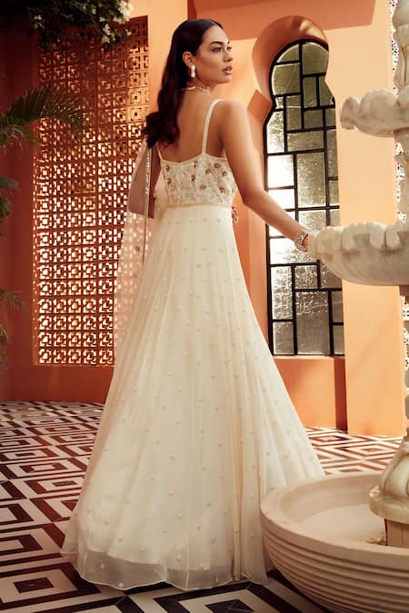 Niamh By Kriti Embroidered Anarkali With Dupatta 