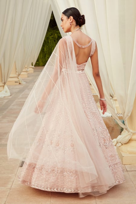 Niamh By Kriti Floral Embroidered Lehenga Set 