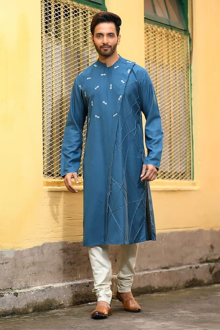 Priyanka Haralalka Embroidered Asymmetric Kurta Set 