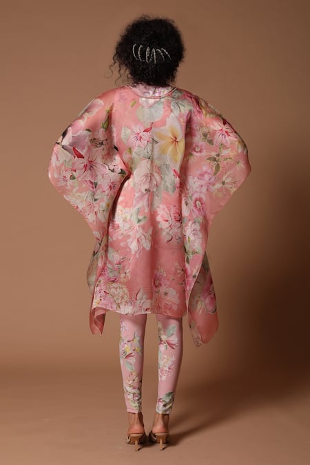Rohit Bal Floral Print Tunic & Pant Set 
