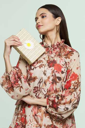 Shop_Sequissential_Beige Embroidered Braided Box Clutch_Online_at_Aza_Fashions