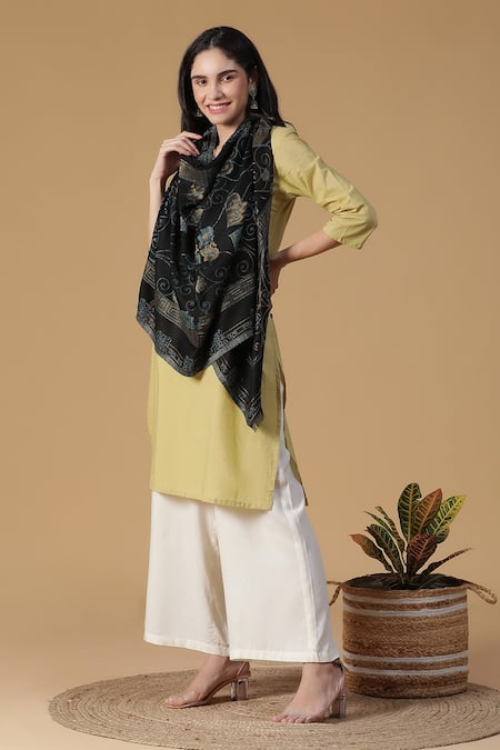 Shingora Floral Woven Stole 