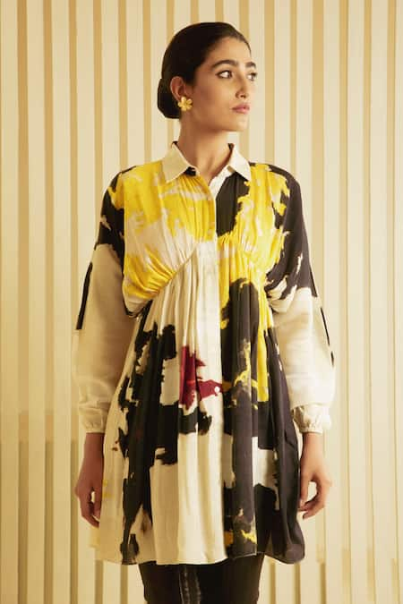 SAKSHAM & NEHARICKA Abstract Print Tunic 