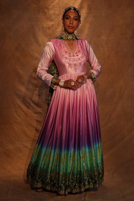 The Royaleum Paridhi Embroidered Anarkali With Dupatta 